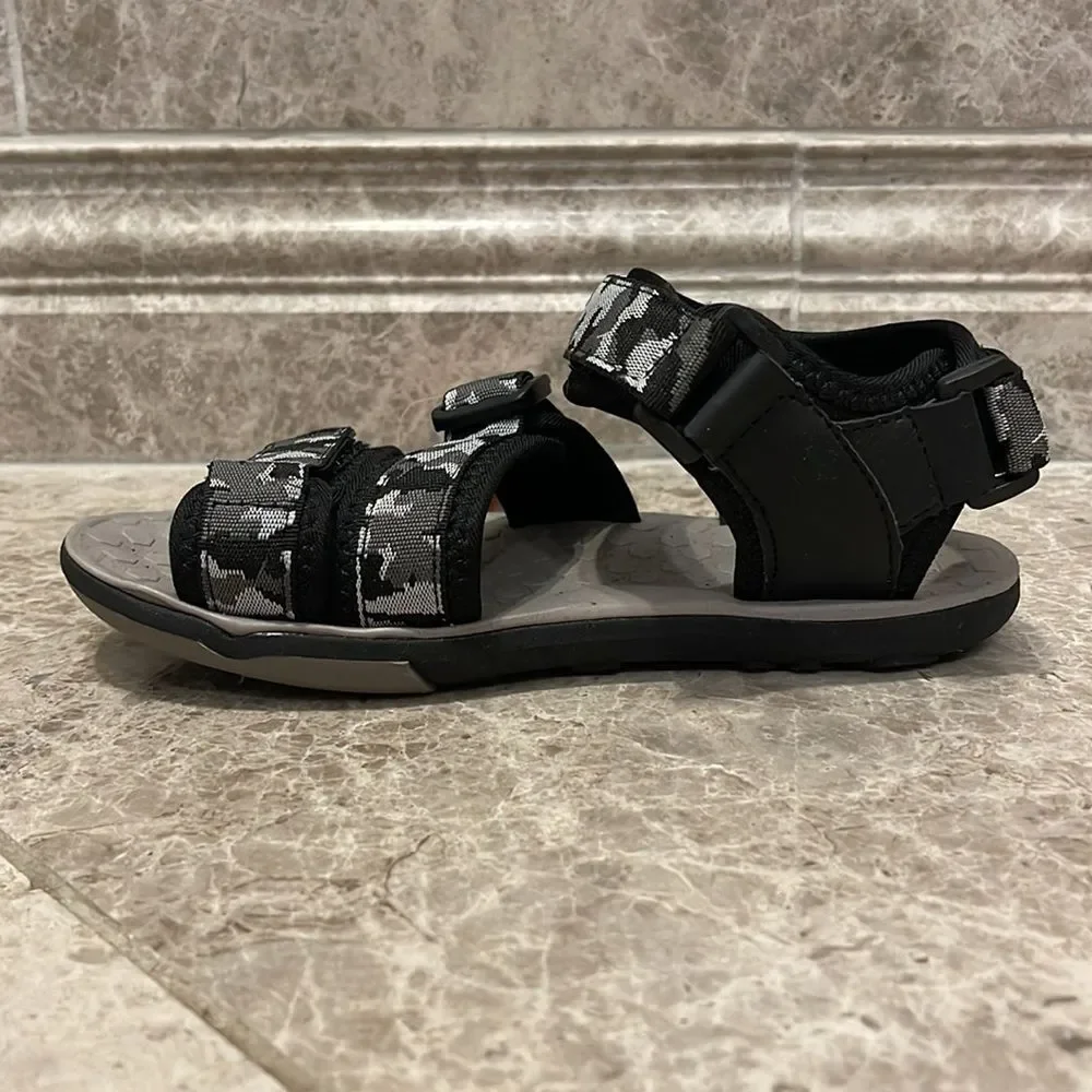 Sonoma Gravity Boys Adjustable Sandals Camo Grey Size 13